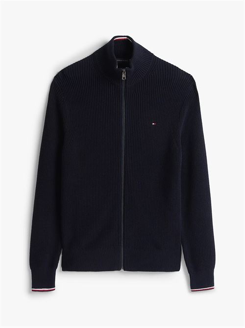 rwb rib zip through TOMMY HILFIGER | MW0MW41517DW5